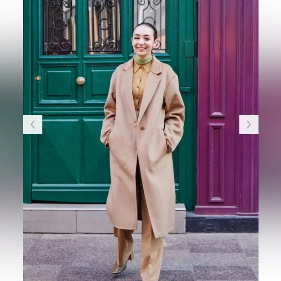 Double Face Long Coat - Picture 3 of 10